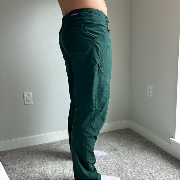 Men’s Green Patagonia Venga Rock Pants - Picture 6 of 14